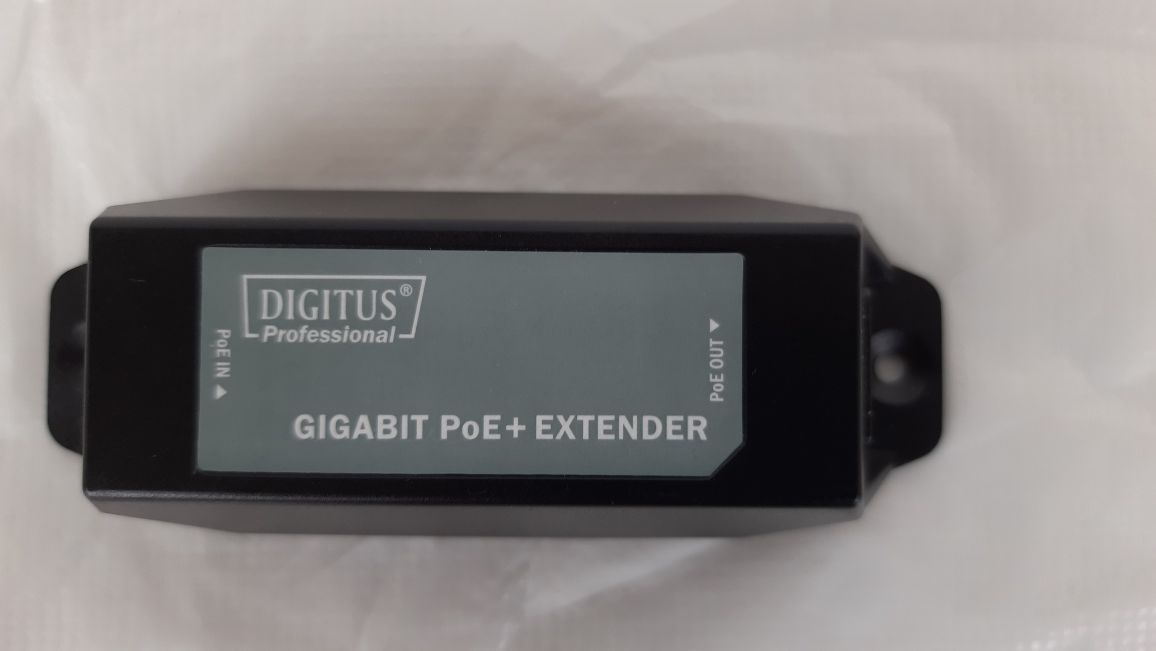 Подовжувач Ethernet Комутатор PoE некерований Digitus Gigabit PoE+ Ext