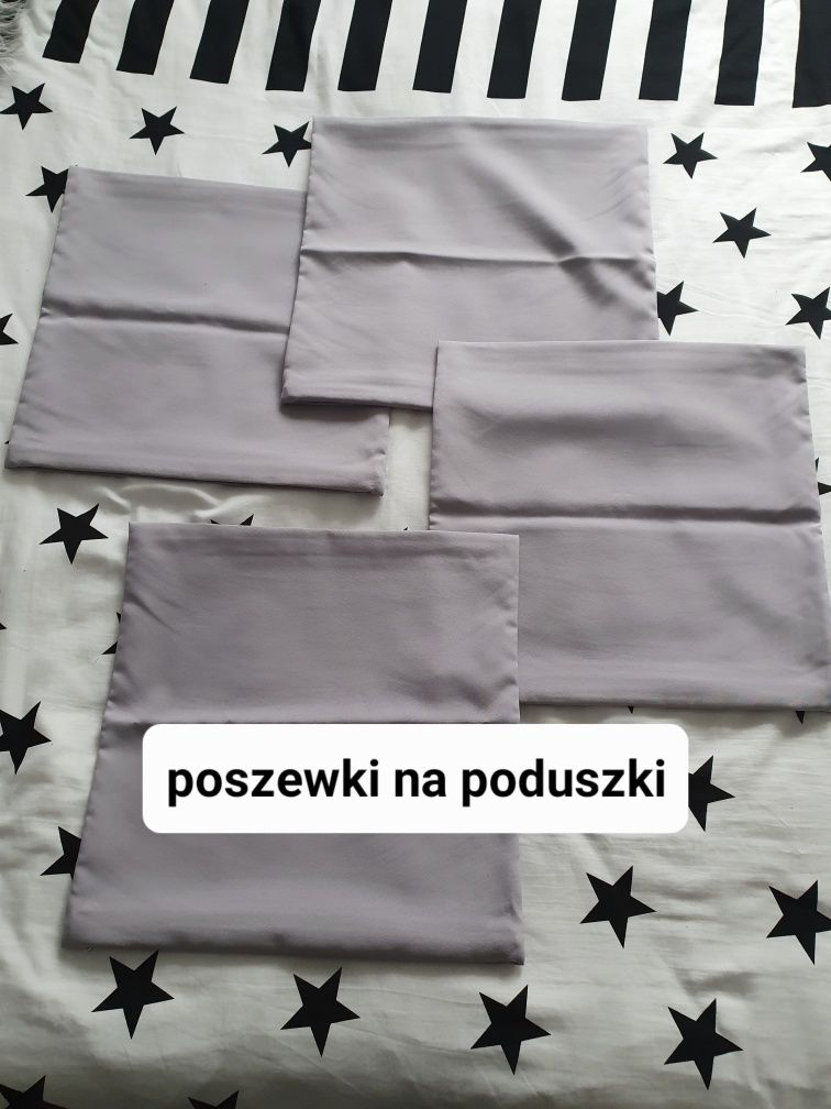 Poszewki na poduszki, bieżniki, serwety - duży komplet 17 sztuk!