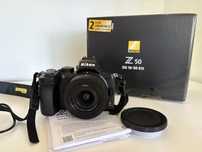 Nikon Z50 + Nikkor Z DX 16-50 mm f/3.5-6.3 VR, 20.9Mpix, UHD 4K30p