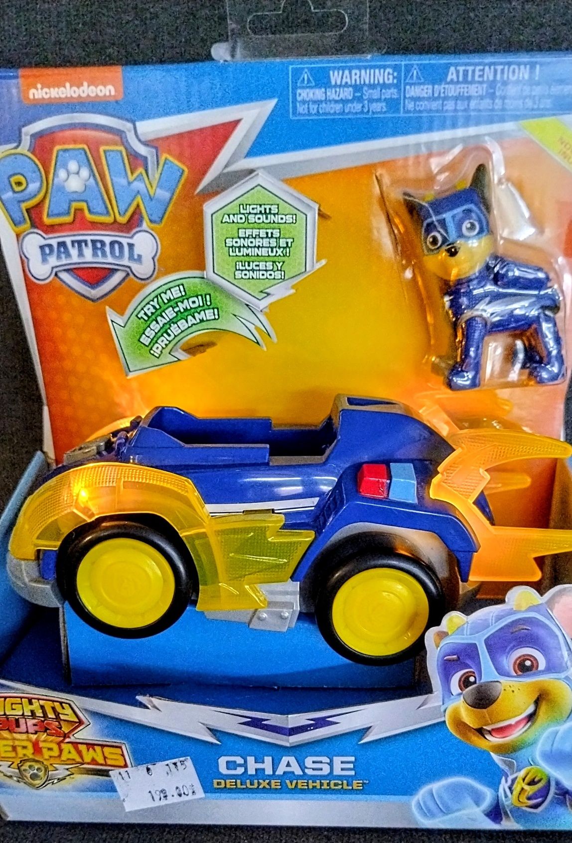 NOWY zestaw Psi patrol kosmopieski Chase Mighty deluxe edyc.limitowana