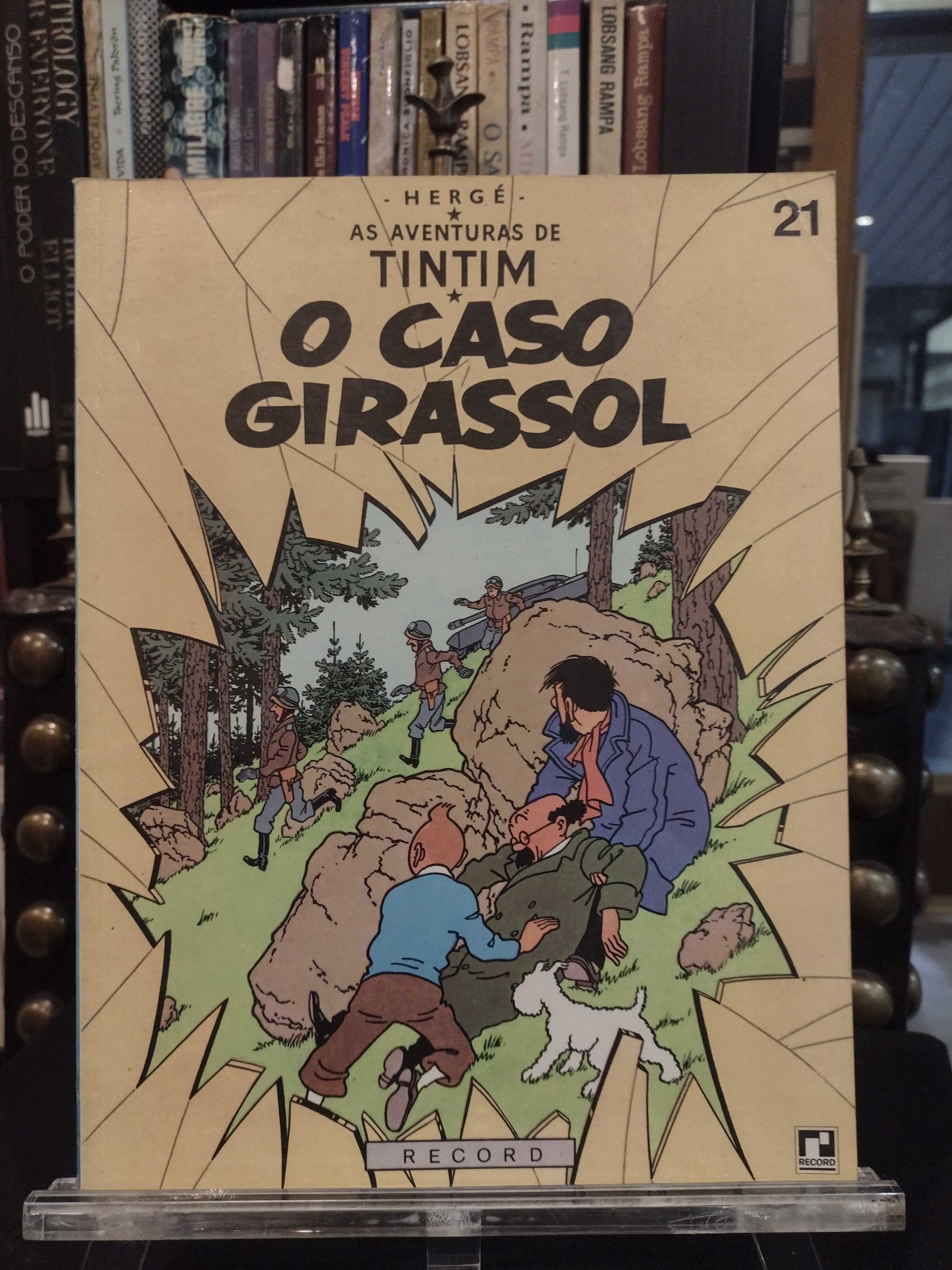 Tintim o caso Girassol "Record" "Hergé"