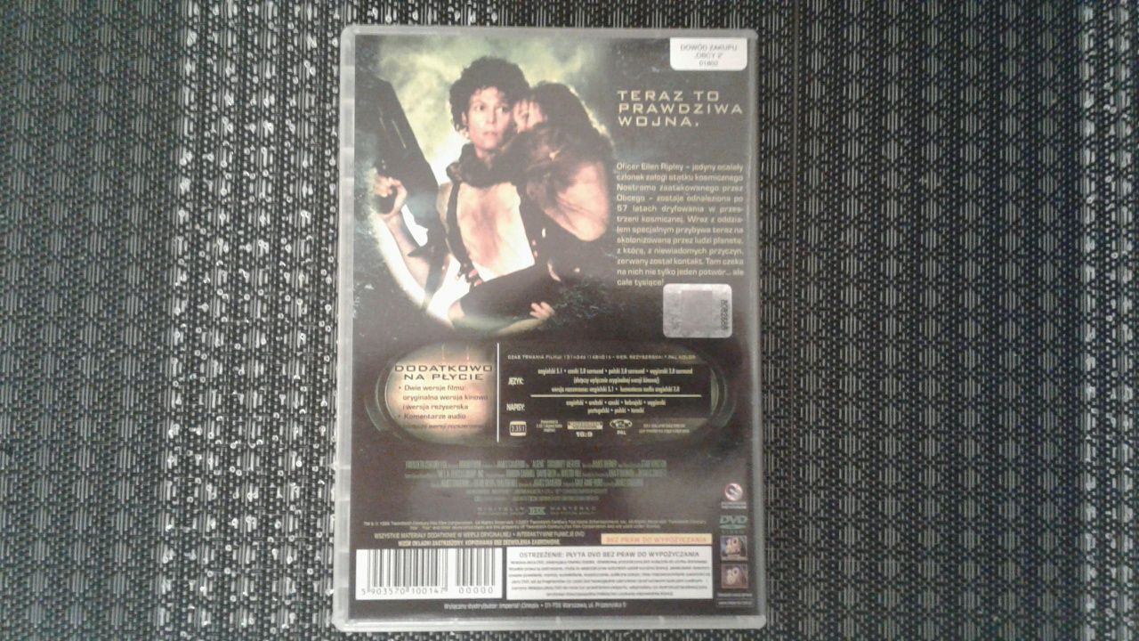 Obcy 2 Decydujące Starcie Film DVD