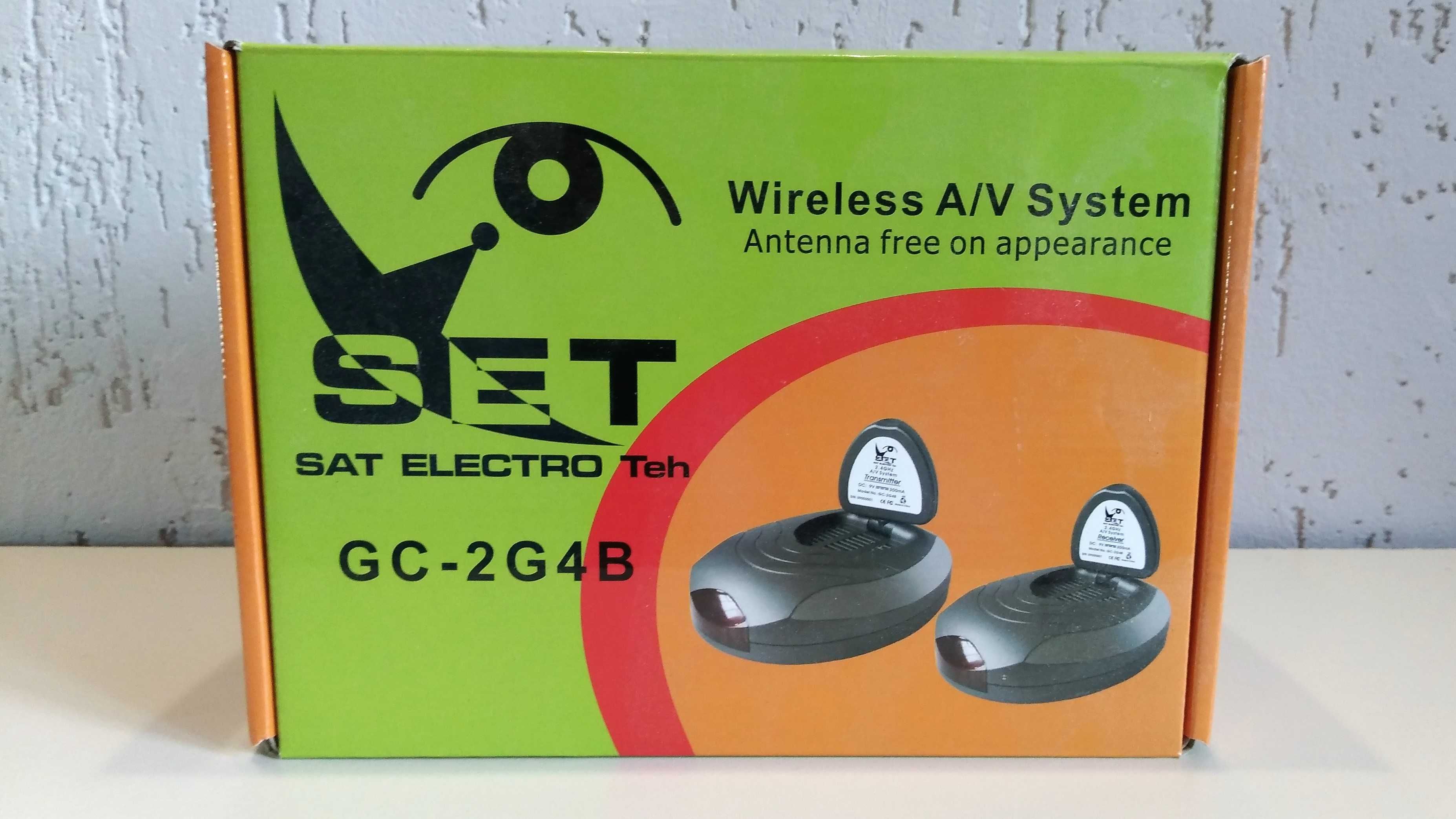 Видеосендер AV-SENDER SET GC-2G4B 2.4GHZ