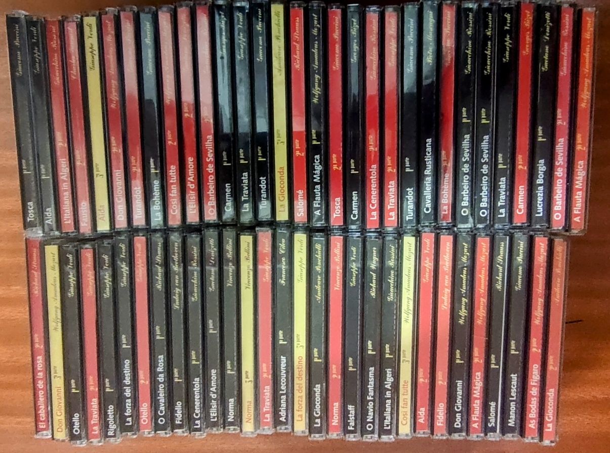 Grande Lote CD - Opera Collection", Orbis Fabbri - 61 unidades
