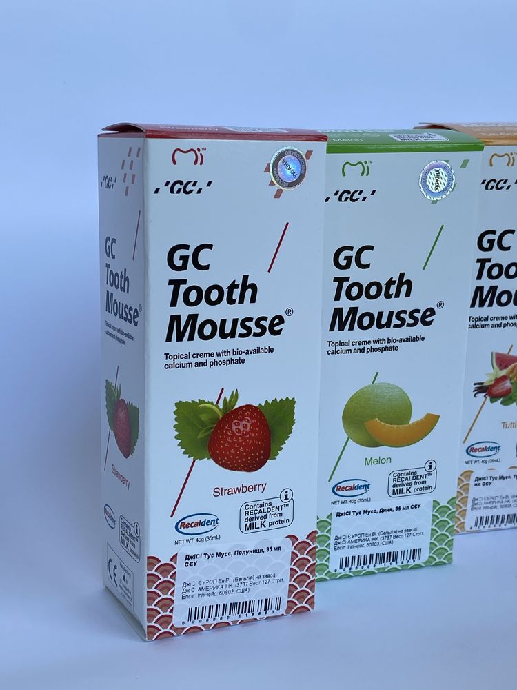 GC Tooth Mousse ремінералізуючий крем для зубів 35 мл