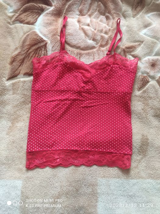 Маечка майка на бретельках