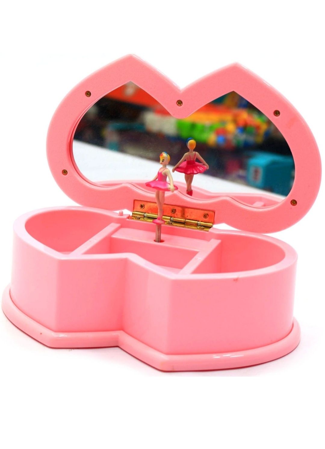 Рожева механічна музична шкатулка скринька барбі/ Barbie з балериною!