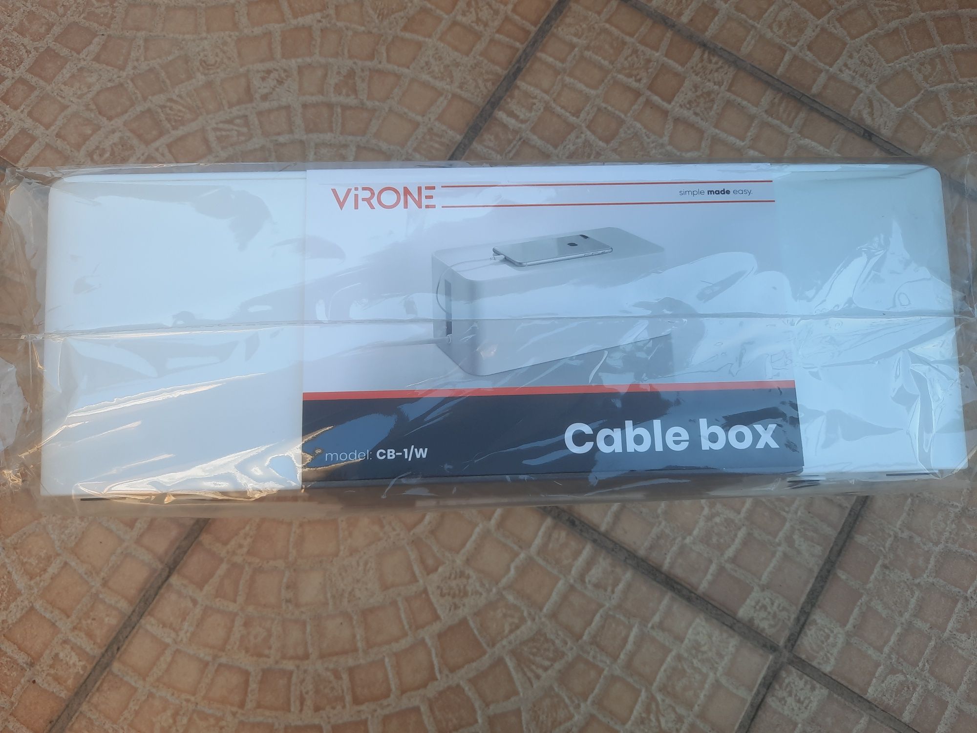 Nowy Organizer na kable Cable box CB-1/W