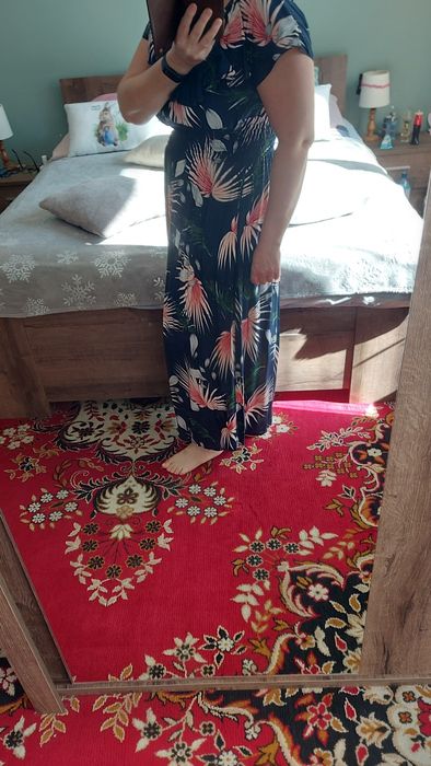 Dziś taniej Sukienka hiszpanka maxi xl/xxl65%bawelna