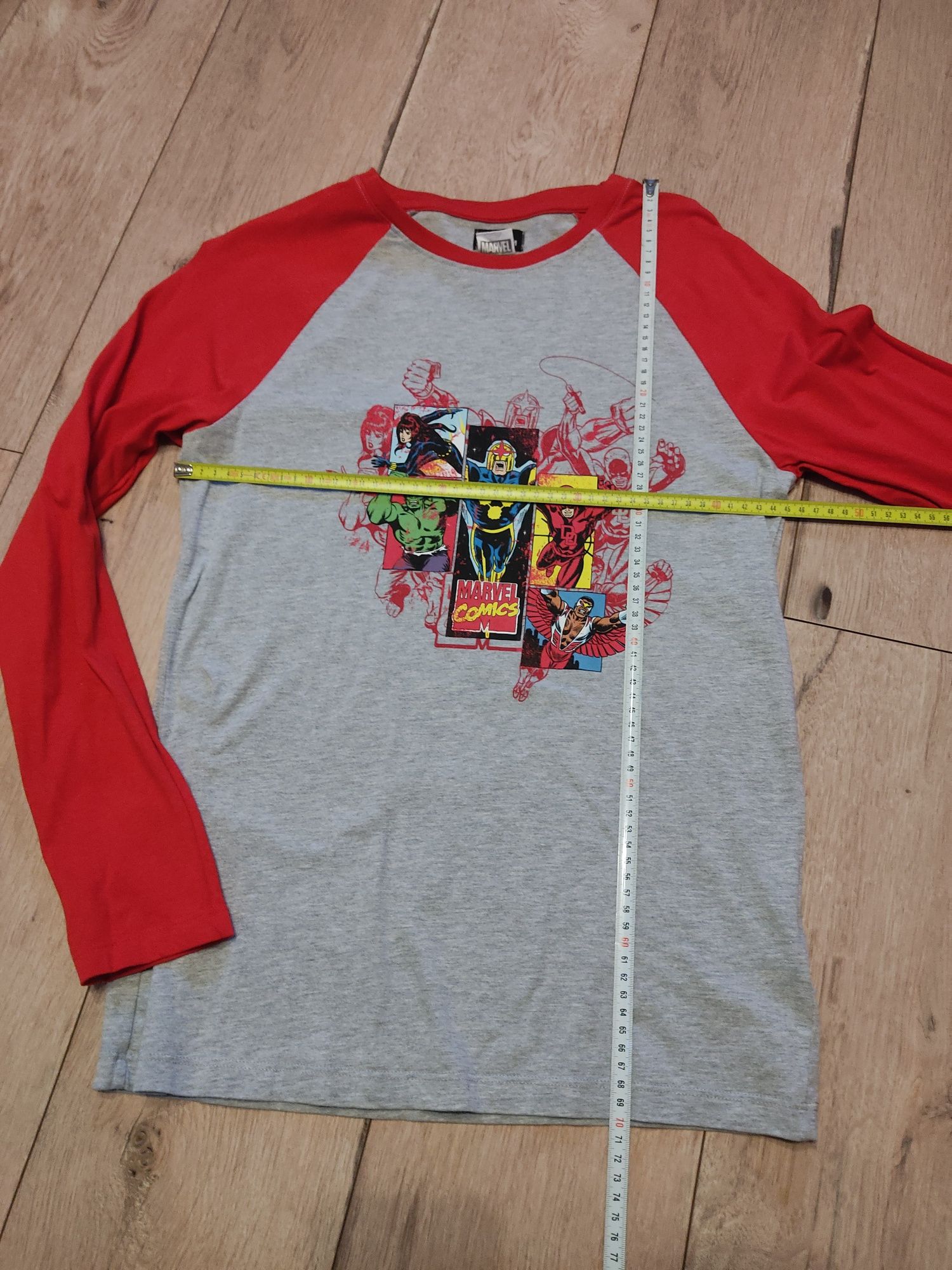 Koszulka męska t-shirt z długim rękawem Sinsay rozmiar M linia Marvel