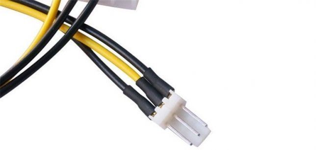 Переходник молекс 4 pin -> 3 pin fan кулер кабель питание cooler molex