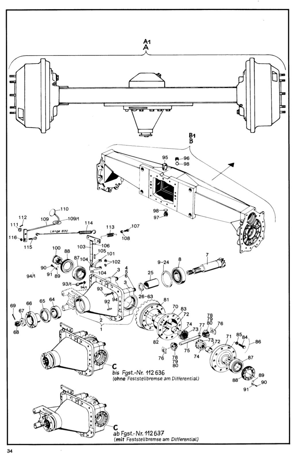 Katalog części Kramer 412 E