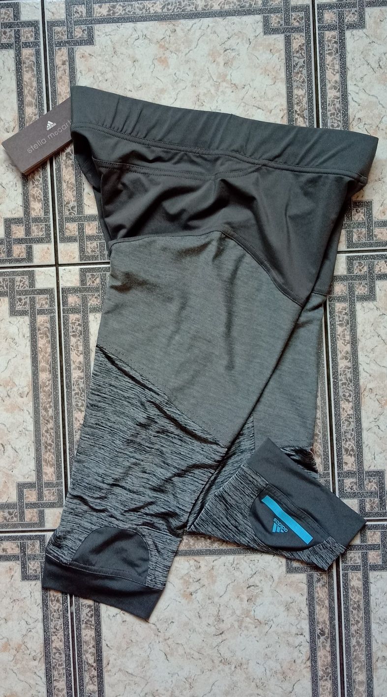 Adidas Stella McCartney krótkie legginsy spodenki sportowe damskie S