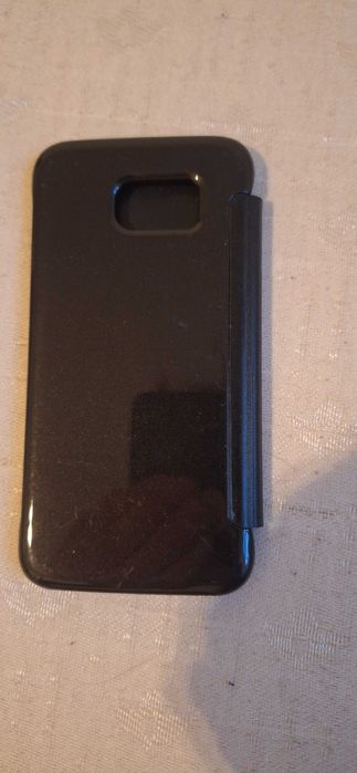 Etui flip cover czarne – Samsung (prawdopodobnie S5 / A3 / S4 Mini)