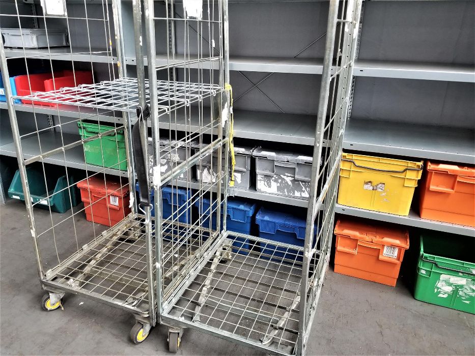 Wózek Kosz Box Transportowy Rollkontener Magazynowy Siatkowy Kurierski