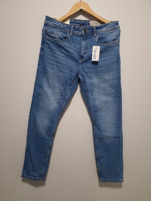 Nowe spodnie jeansowe męskie 32/32 Livergy slim fit