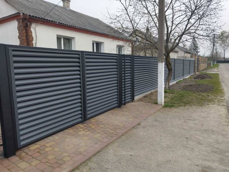 Паркан Жалюзі!Паркан жалюзі класик! Ворота/Паркани Луцьк! Забор жалюзі