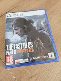 The last of US Part II remastered PL PlayStation 5 ps5 jak nowa