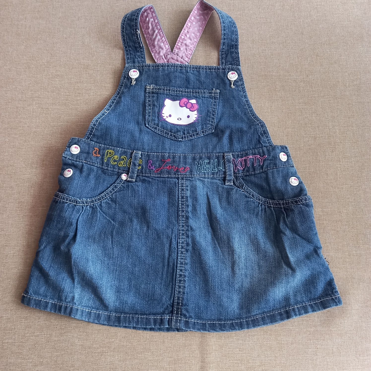 Sukienki ogrodniczki, Hello Kitty, H&M, Cool Club, 5.10.15. Zestaw