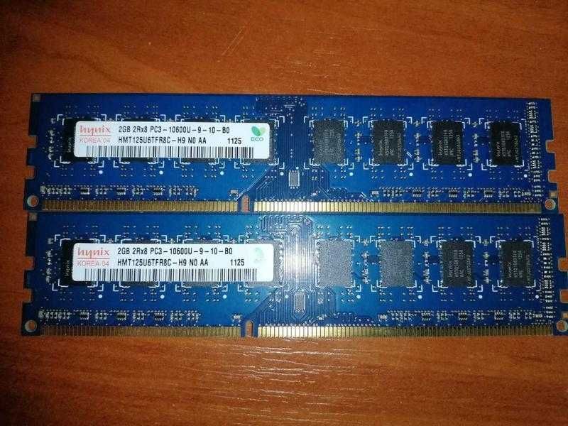Пам'ять ddr3 2gb hunix 10600 частотою 1333mhz на 8 і 16 модулів