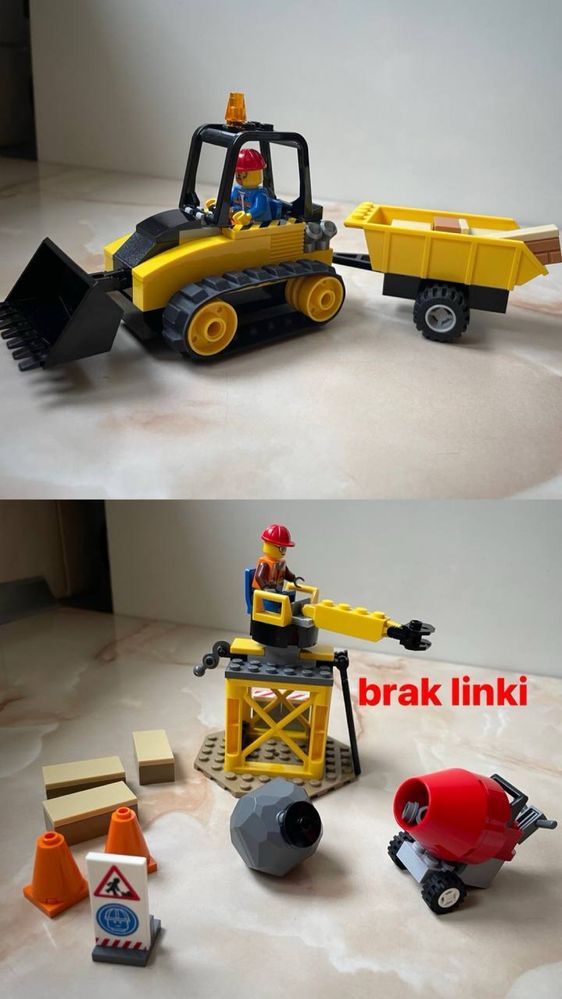 Lego 60252 buldożer budowlany