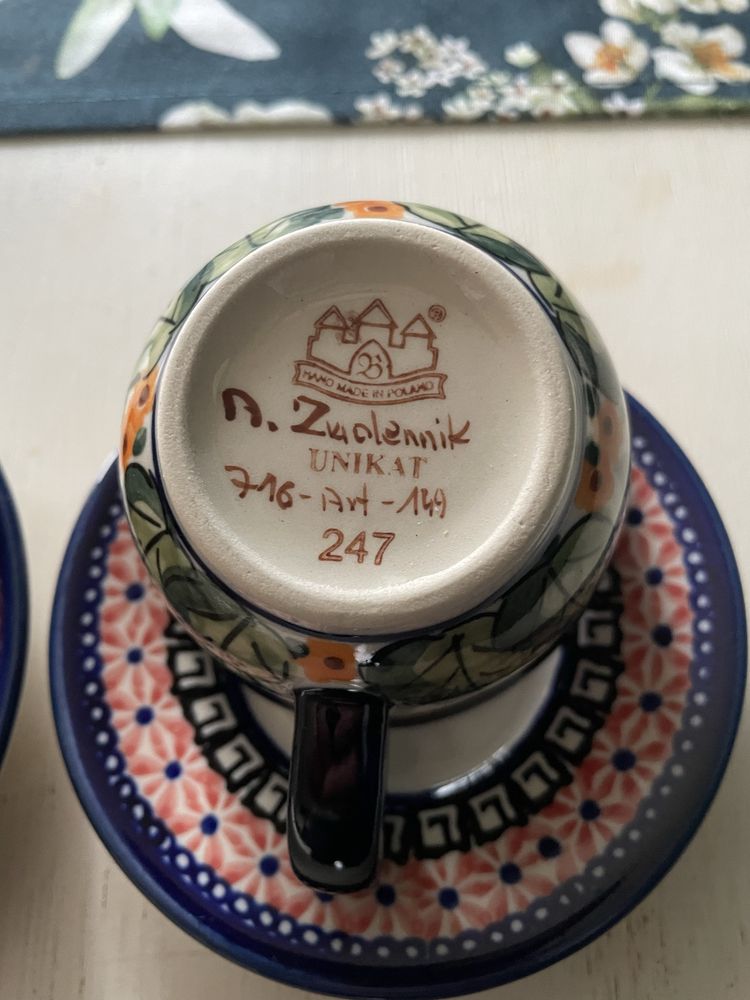 Filiżanki bolesławiec