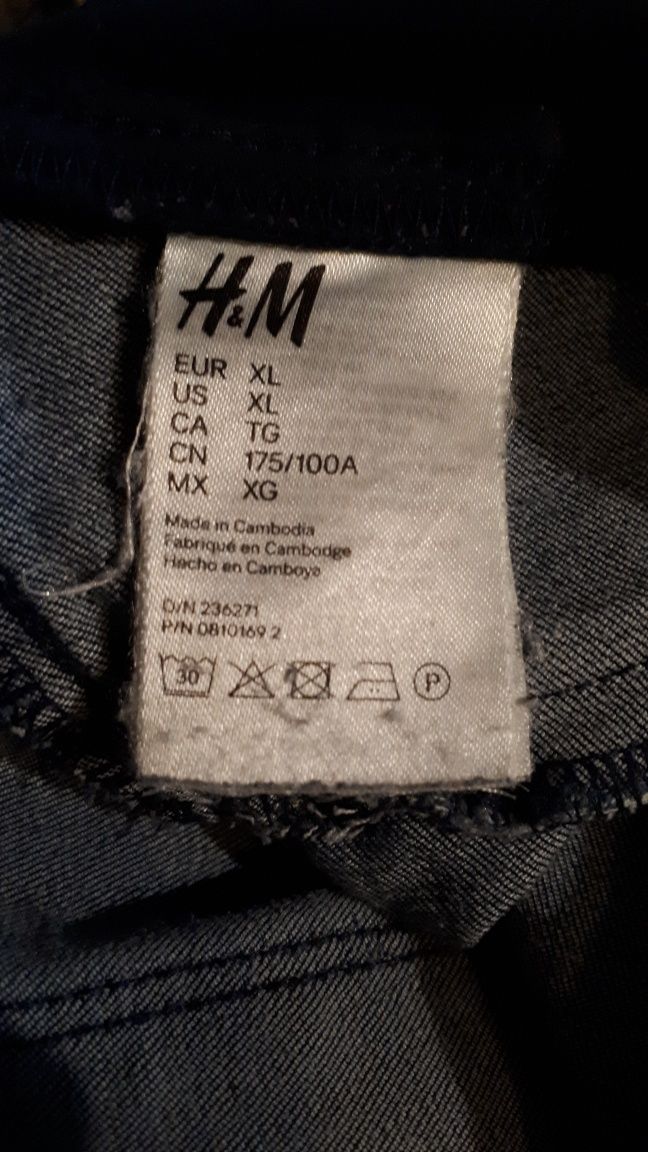 Jeansy spodnie ciążowe H&M rozm. XL 44