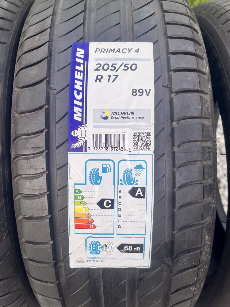Nowe opony Michelin Primacy 4 205/50 R17 DOT 0319