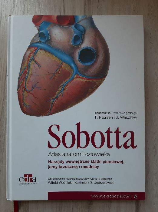 Atlas Anatomii człowieka Sobotta tom 2