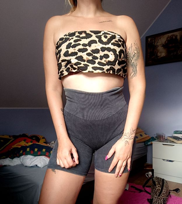 Top w panterkę s shein