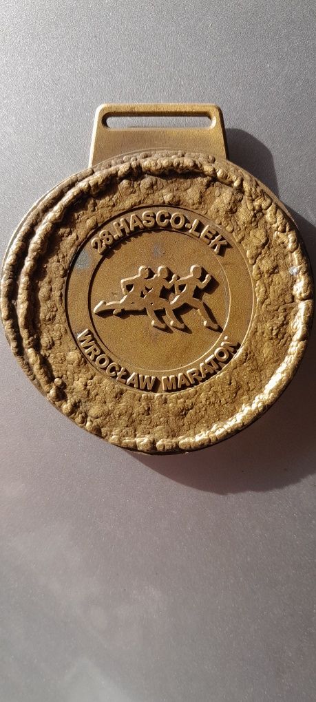 Pamiątkowy medal maraton Wrocław 2010