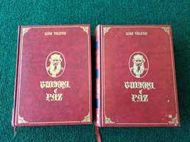 Guerra e Paz - 4 livros em 2 volumes - Leão Tolstoi