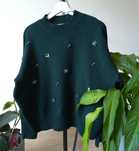 Ciemnozielony sweter Reserved L