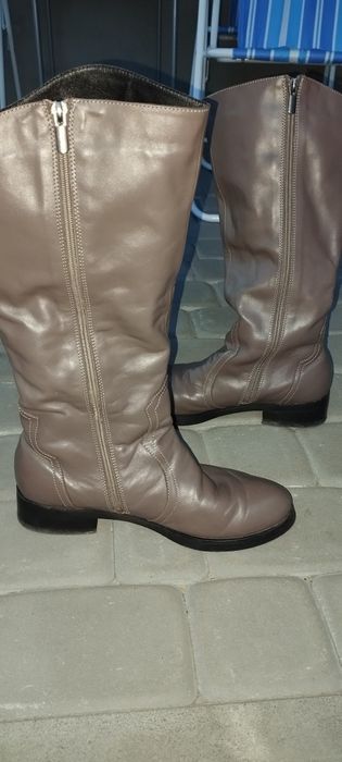 Продам чоботи шкіряні,зимові