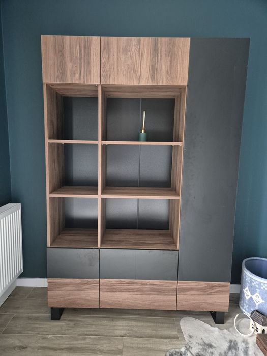 Regał Boston Agata Meble gratis 2 półki wiszące