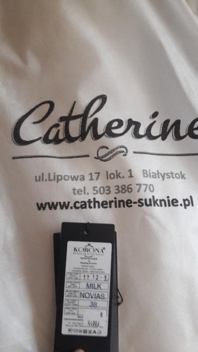 suknia ślubna z salonu Catherine