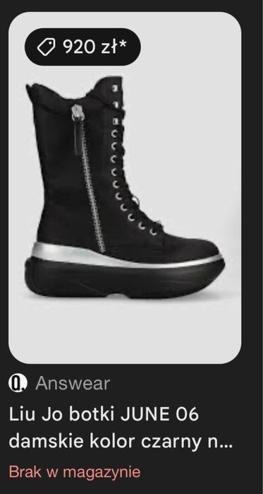 Botki Liu Jo JUNE 06 kozaki śniegowce