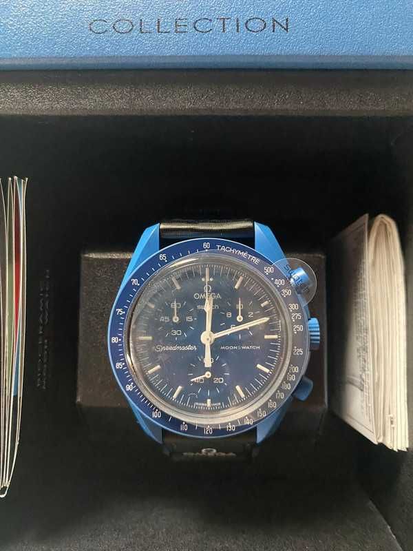 Omega x Swatch SO33N100 Neptune - Tylko Dziś -15%