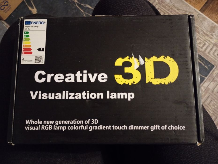 Lampka 3D z pilotem Stich