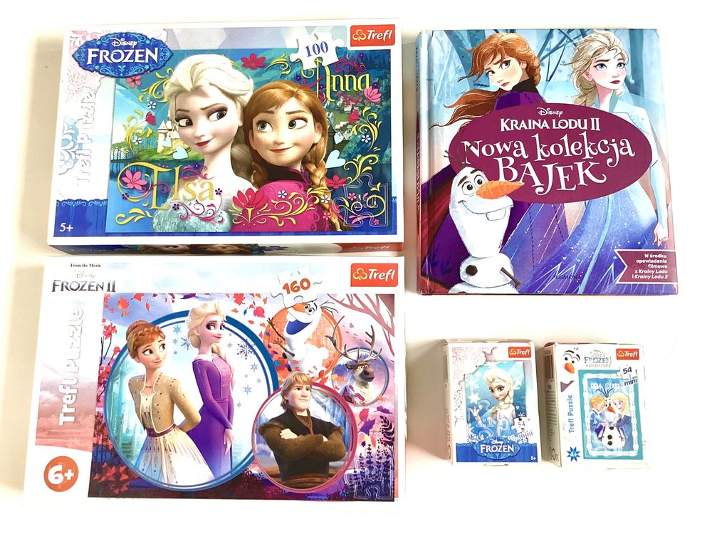 Kraina Lodu Frozen Nowa kolekcja bajek Puzzle Trefl