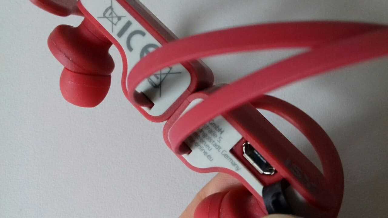 Słuchawki bezprzewodowe bluetooth ISY IBH-3500-RD Czerwone