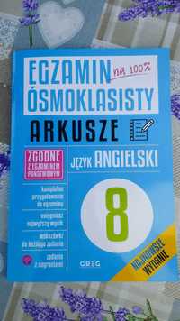 Sprzedam arkusze egzaminacyjne ósmoklasisty