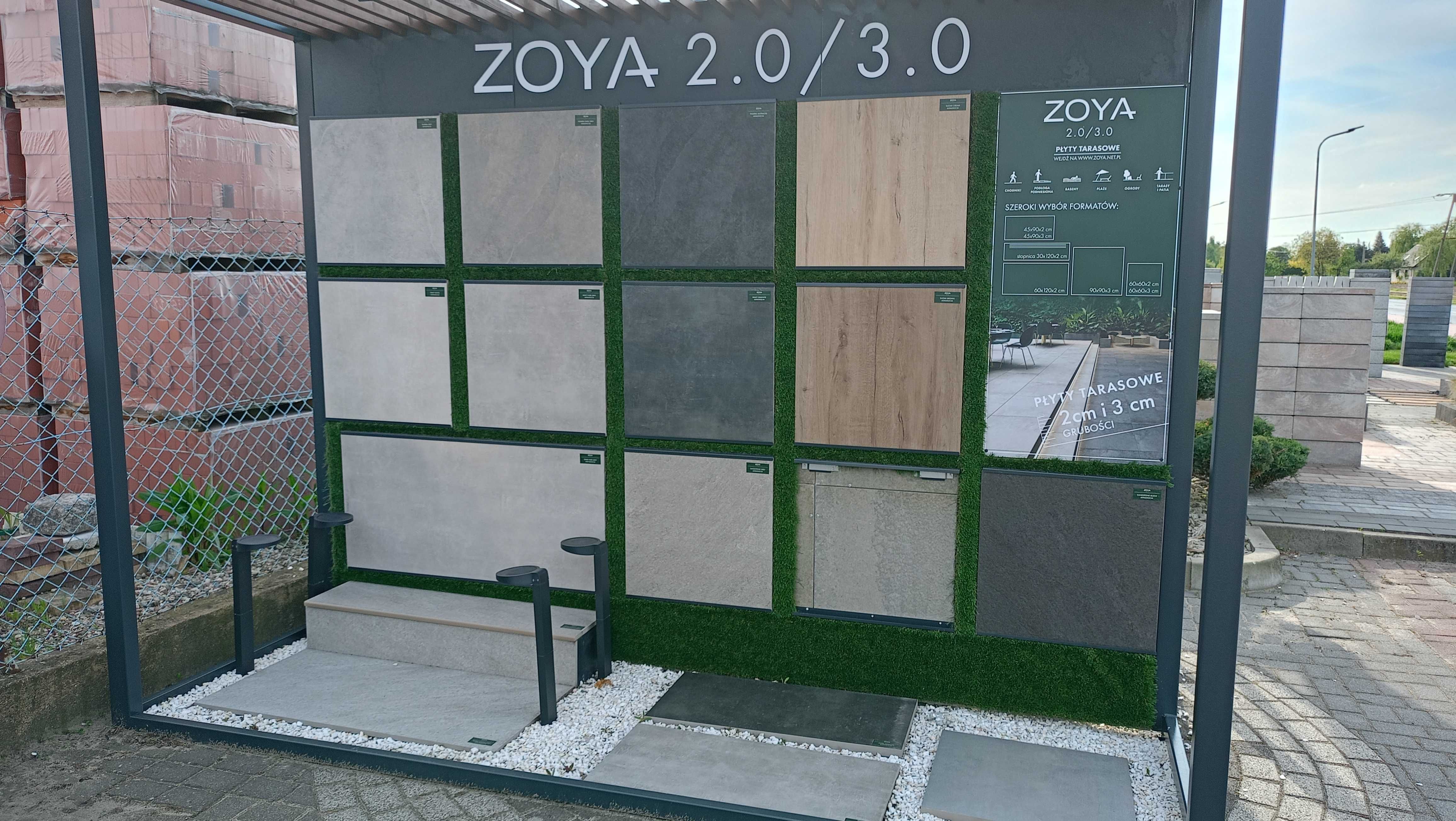 Płyta gresowa ceramiczna na taras 60x60x2 różne kolory ZOYA z dostawą