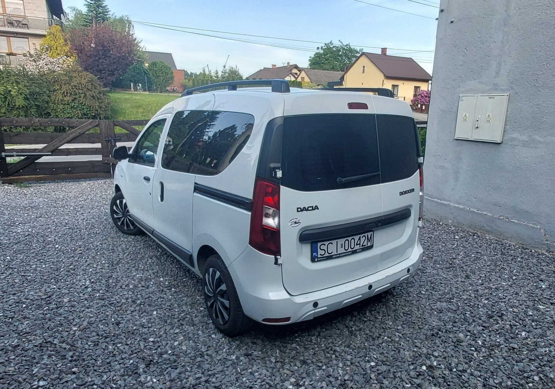 dacia dokker 5 osobowa fabryczny gaz FV23%