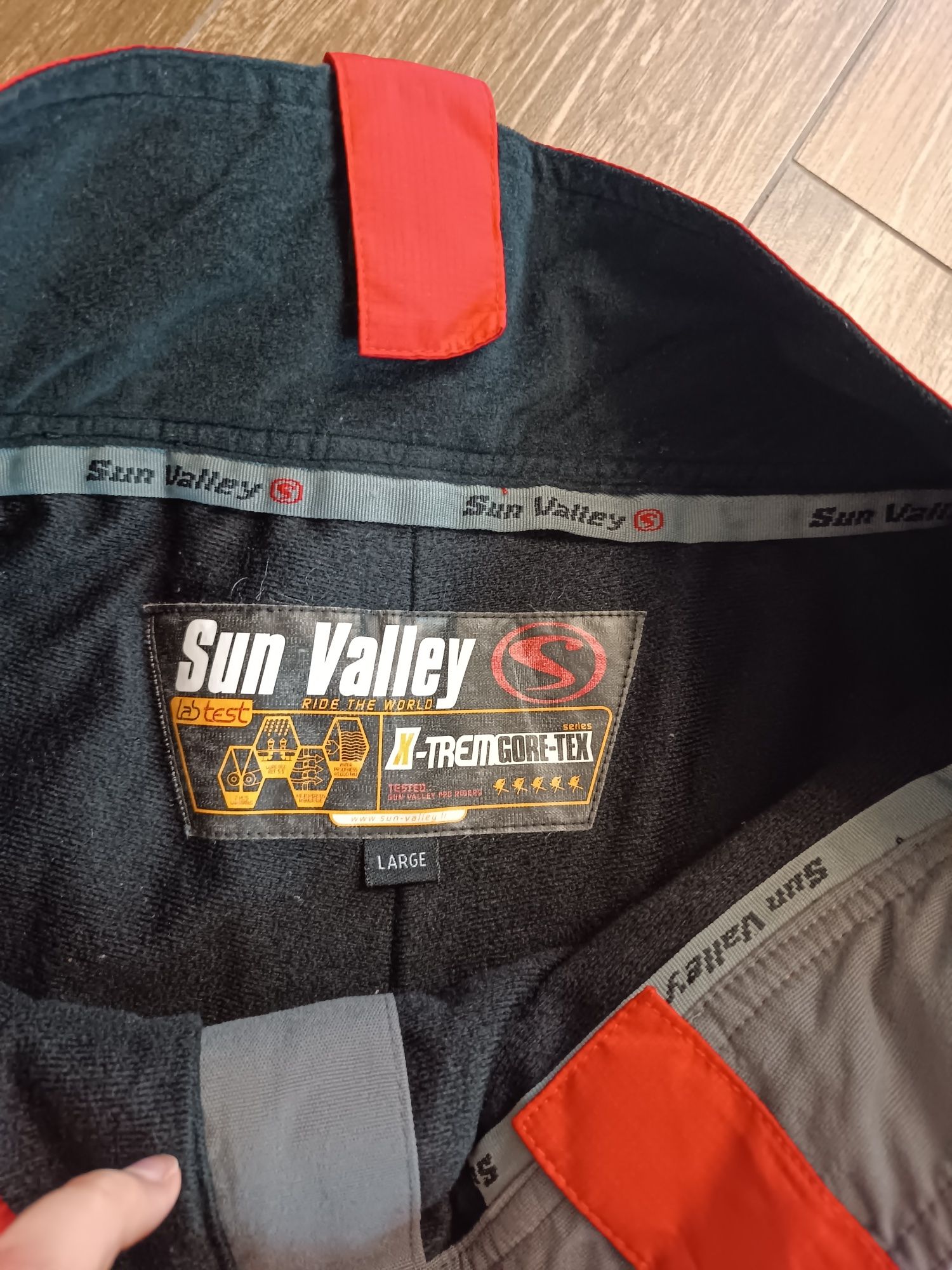 Sun valley L spodnie narciarskie Gore tex czerwone