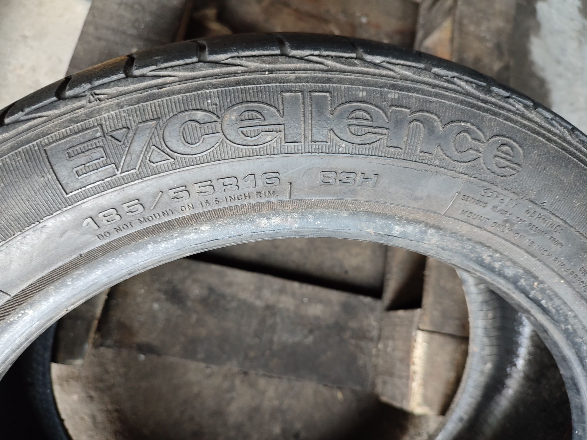 185.55.16 GoodYear 2шт лето БУ склад шины резина из Европы 55 R16