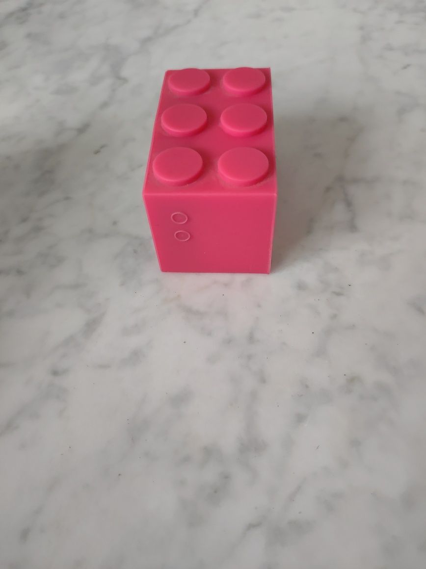 LEGO różowy budzik dekoracja