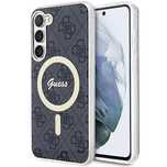 Etui Guess 4G MagSafe do Samsung Galaxy S23+ - czarne
