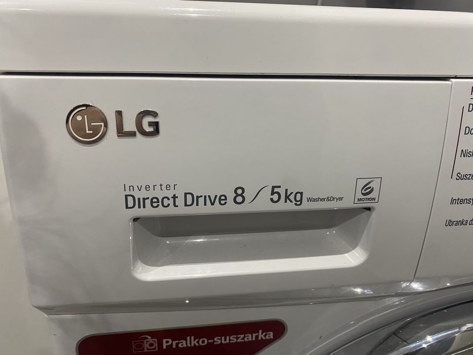 pralko-suszarkę LG Inverter Direct Drive 8/5 kg.