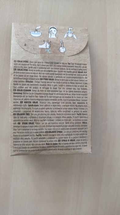 Gąbeczka konjac nowa